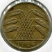Монета Германия 10 рейхспфеннигов 1926 год. A
