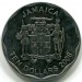 Монета Ямайка 10 долларов 2008 год.