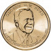 Монета США 1 доллар 2020 год.  Джордж Буш 41-й президент США.
