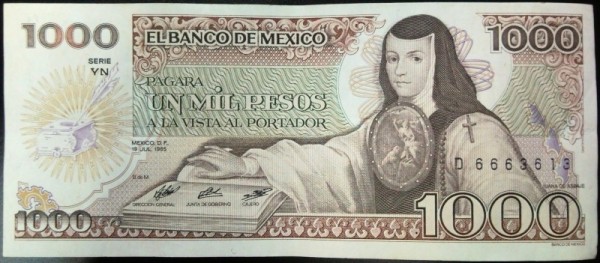 Мексика, Банкнота 1000 песо