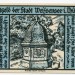 Банкнота Вайсензе 25 пфеннигов 1921 год.