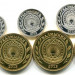Калмыкия набор из 7-ми монетовидных жетонов 2013 год. Шахматные фигуры.