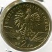 Монета Польша 2 злотых 2009 год. Зелёная ящерица.