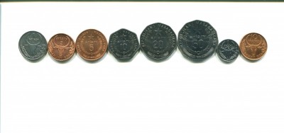 Мадагаскар набор 8 монет
