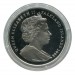 Фолклендские острова, серебряная монета 1 крона Захват Порт-Луи Великобританией 2008 г.