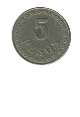 Парагвай 5 песо 1939 г.