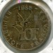 Монета Франция 10 франков 1988 год.