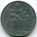 Монета Французская Полинезия 5 франков 2003 год.