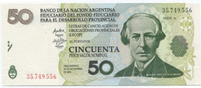 Аргентина 50 песо 2006 г.