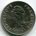 Монета Французская Полинезия 20 франков 1975 год.