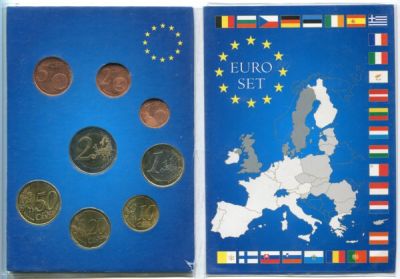 Эстония годовой набор из 8-ми монет евро 2011 год.