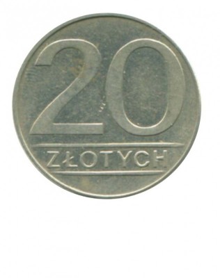 Польша 20 злотых 1987 г.