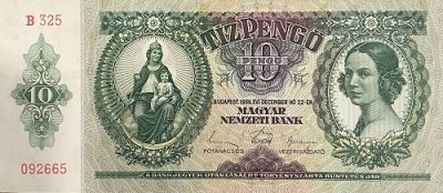 Венгрия, Банкнота 10 пенге 1936 г.