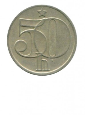 Чехословакия 50 геллеров 1978 г.
