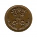 Российская Империя, 1,4 копейки 1909 г. Николай II 