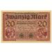 Банкнота Германская Империя 20 марок 1918 год.