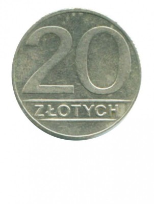 Польша 20 злотых 1990 г.