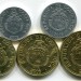 Коста-Рика набор из 5-ти монет.