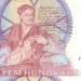 Банкнота Швеция 500 крон 2012 год.