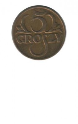 Польша 5 грошей 1938 г.