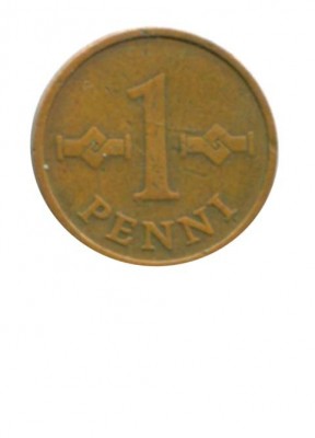 Финляндия 1  пенни 1963 г.