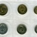 Годовой набор монет СССР 1991 г. с жетоном в запайке