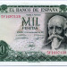 Банкнота Испания 1000 песет 1971 год.