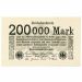 Банкнота Германское государство 200000 марок 1923 год.