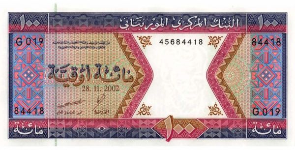 100 угий 2002, Мавритания