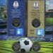Набор монет Чемпионат Мира по футболу 2018 с банкнотой
