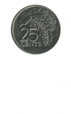 Тринидад и Тобаго 25 центов 1993 г.