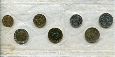 Годовой набор монет 1992 г. СПМД