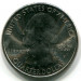 Монета США 25 центов 2013 год. Национальный лес Белые горы. P