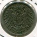 Монета Германия 10 пфеннигов 1907 год. А