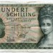 Банкнота Австрия 100 шиллингов 1969 год.