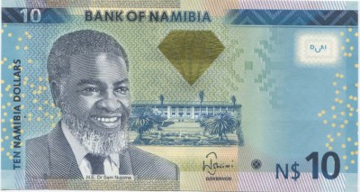 Намибия 10 долларов 2012 г.