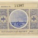 Банкнота город Вессельбурен 1 марка 1921 год.