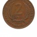 Британские Восточные Карибы 2 цента 1965 г.