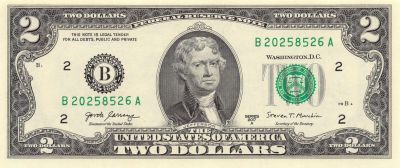 2 доллара 2017 США