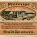 Банкнота город Тойхерн 50 пфеннигов 1921 год.