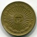 Монета Аргентина 1 песо 1975 год.