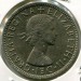 Монета Великобритания 2 шиллинга 1956 год.