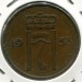Монета Норвегия 5 эре 1953 год.