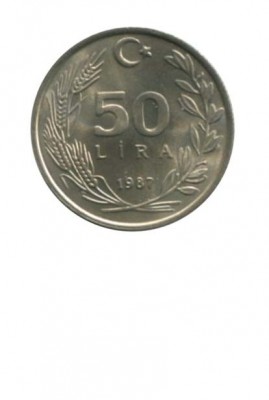 Турция 50 лир 1987 г.
