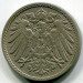 Монета Германия 5 пфеннигов 1902 год. J