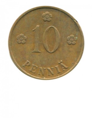 Финляндия 10 пенни 1934 г.