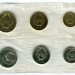 Годовой набор монет СССР 1990 г. с жетоном в запайке
