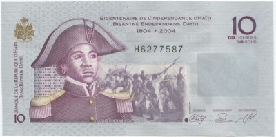 Гаити 10 гурдов 2004 г.
