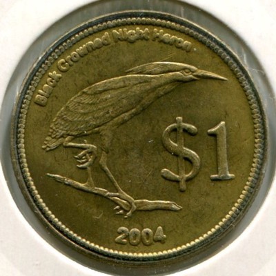 Монета Кокосовые острова 1 доллар 2004 год.
