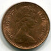 Монета Великобритания 1/2 пенни 1974 год.